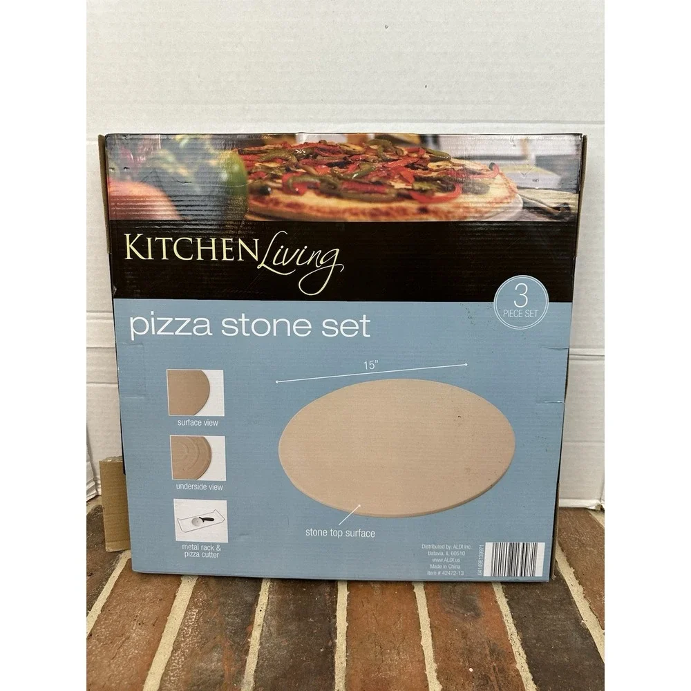 Pizza Stone Set Three Piece 15
